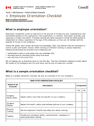 Download New Employee Orientation Checklist Docshare Tips