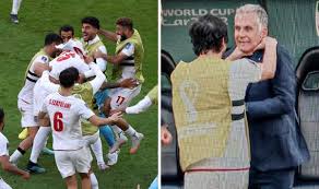 Iran coach Carlos Queiroz strangled by his own player after Wales win |  Flipboard