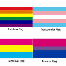 Colors are magenta, yellow, and cyan, representing attraction to men, women, and. Hot Sale Pride Polyester Flag Bisexual Pansexual Flag 150 90 Cm Ebay