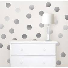 Silver Confetti Dots Wallpops Wall Decal