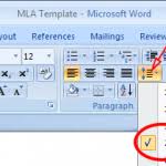 Microsoft Word Mla Template Mla Format Microsoft Word 2013 Mla