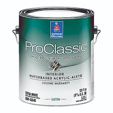 How much should i think the acrylic. Sherwin Williams Launches New Proclassic Interior Water Based Acrylic Alkyd Enamel Remodeling