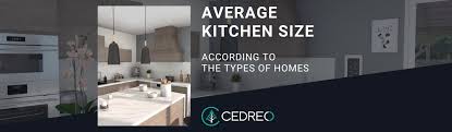 the average kitchen size for diffe