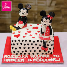 mickey mouse birthday cake fondant
