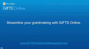 gifts grants management system