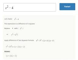 A Factoring Calculator With Steps