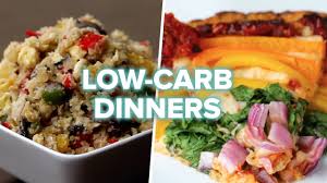 7 low carb veggie dinners you