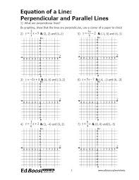 Line Perpendicular And Parallel Lines