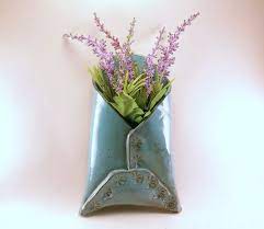 Stoneware Wall Pocket In Your Choice Of