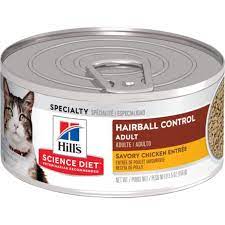 hairball controll entree cat food