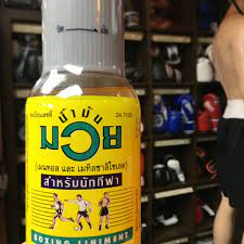 muay thai boxing liniment oil large