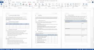 business continuity plan template ms