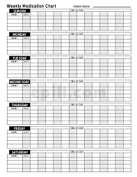 Free Medication Schedule E Pill Medication Chart