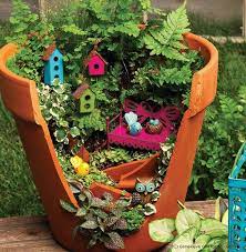 How To Make Broken Pot Fairy Garden