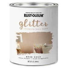 Bedroom paint color schemes and design i. Rust Oleum Brush On Glitter Paint Rose Gold Quart Size 344699 Pontiac Paint Supply