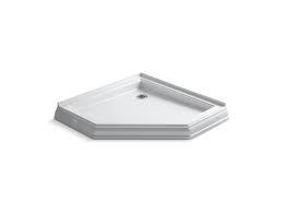 The prefabricated sloped shower tray with integrated kerdi waterproofing eliminates the need for a mortar bed. Shower Bases Shower Walls Bases Guides Kohler