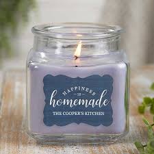 lilac scented candle jar