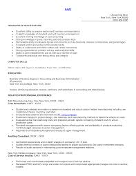 sample professional resume for cost