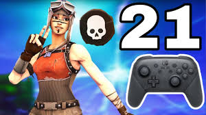 Fortnite nintendo switch pro controller to my pc!!! 21 Kill Solo Vs Squad On Nintendo Switch Pro Controller W Handcam Youtube