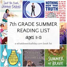 7th grade summer reading list