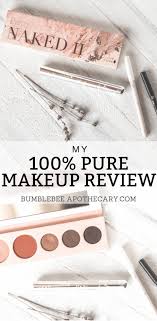 100 pure makeup review blebee