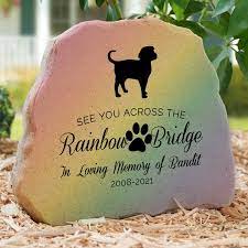 Rainbow Bridge Memorial Personalized
