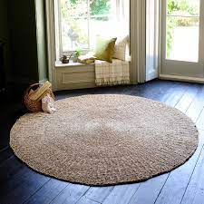 woven round seagr rug the cotswold