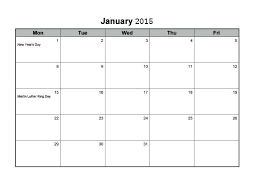 Word Printable Calendar Free Templates 2015