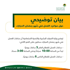Saudi arabia's ministry of human resources and social development (mhrsd) unveiled the labor reform initiative (lri) under the national transformation program (ntp), which will improve. The Working Hours During Ramadan Are Life Of Saudi Arabia Facebook