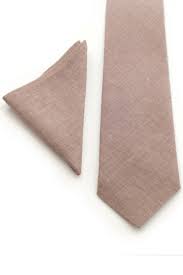 Mens Gift Tan Neck Tie And Bow Tie Mens Tie Light Brown Tie