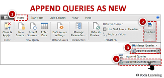 append queries using power query step