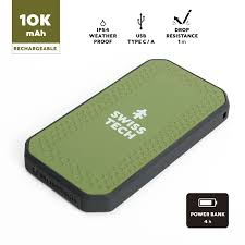 swiss tech 10000 mah rugged portable