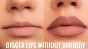 get bigger lips without surgery you