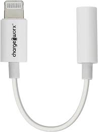 Amazon Com Chargeworx Lightning To 3 5mm Headphone Jack Adapter Mfi Certified Audio Connector For Apple Iphone 11 Pro X Xr Xs Xs Max 8 8 Plus 7 7 Plus Ipod Ipad Supports Music Control Call Functions White Electronics