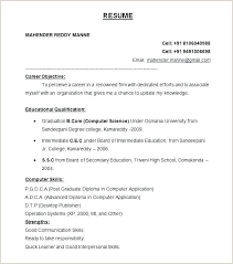However, the format is specific to the field you belong to or chose to apply for. Basic Resume Format For Freshers In Ms Word Best Resume Examples
