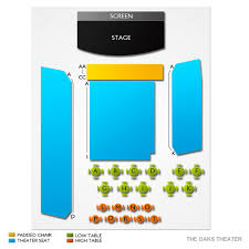 The Oaks Theater 2019 Seating Chart