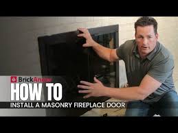 How To Install A Masonry Fireplace Door