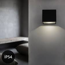 Outdoor Square Wall Lamp One Way Led