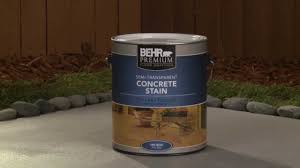 semi transpa concrete stain behr
