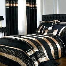 black and gold duvet cover and matching