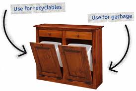 best trash can cabinets wood high