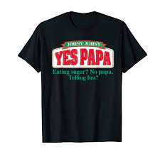 Johny johny yes papa shirt
