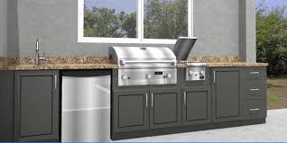 outdoor kitchen cabinets with sink