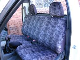 Plain Black Velour Seat Cover Fit Ford