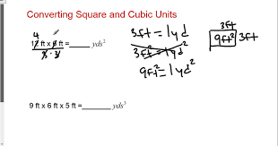 converting square and cubic ft to yards