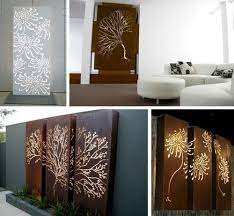 Metal Light Panels Metal Tree Wall