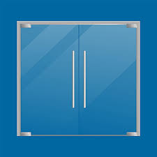 Glass Door Vector Art Png Images Free