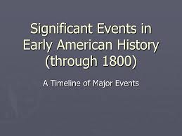 early american history