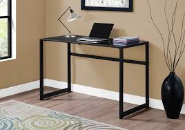 But there's much more to it than distinctive looks. Black Tempered Glass Computer Desk W Rectangular Design Computerdesk Com