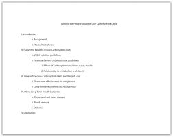 Research Outline Template      For Word Doc   PDF Format Research Paper Outline Template within Apa Style Outline Template    